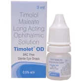 Timolet OD Eye Drops 3 ml, Pack of 1 EYE DROPS