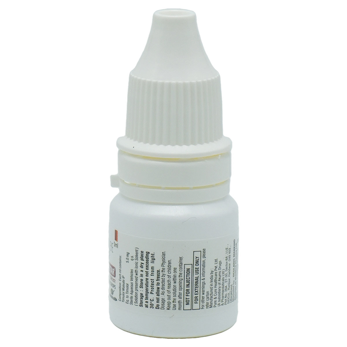 Timostar 0.5 % Eye Drops 5 ml, Pack of 1 EYE DROPS Timostar 0.5 % Eye Drops 5 ml, Pack of 1 EYE DROPS
