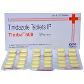 Tiniba 500 Tablet 10's, Pack of 10 TABLETS