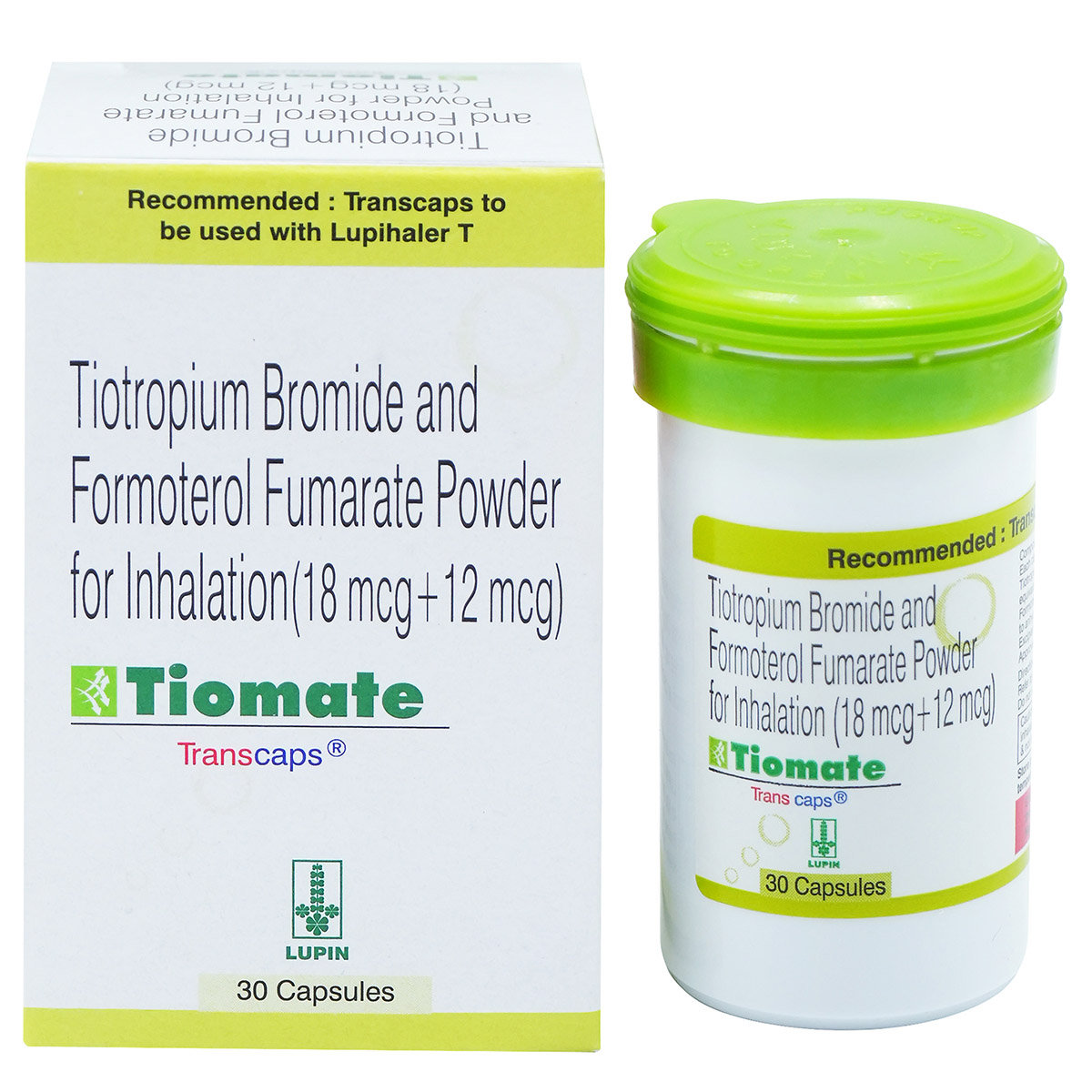 Tiomate Transcaps 30's, Pack of 1 Capsule Tiomate Transcaps 30's, Pack of 1 Capsule