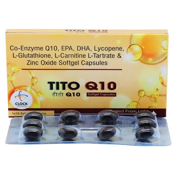 Tito Q10 Softgel Capsule 10's