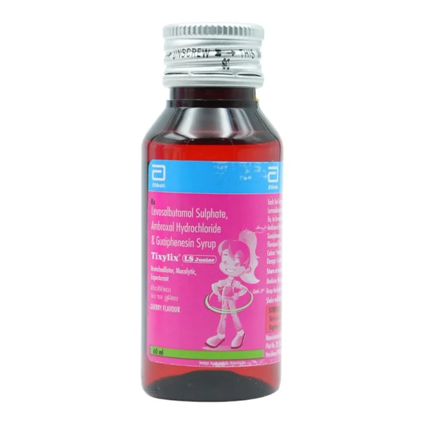 Tixylix LS Junior Cherry Syrup 60 ml, Pack of 1 SYRUP