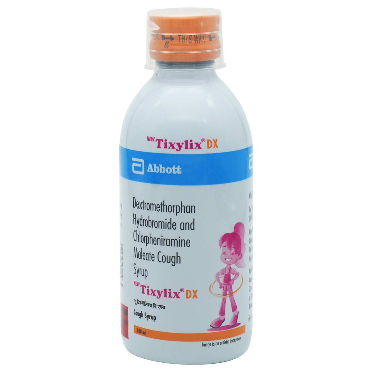 Tixylix DX Dry Cough Syrup 100 ml, Pack of 1 Syrup Tixylix DX Dry Cough Syrup 100 ml, Pack of 1 Syrup