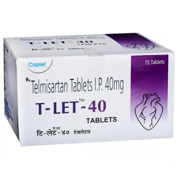 T-Let-40mg Tablet 15's