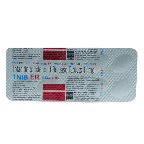 Tnib ER 11 mg Tablet 10's, Pack of 10 TabletS