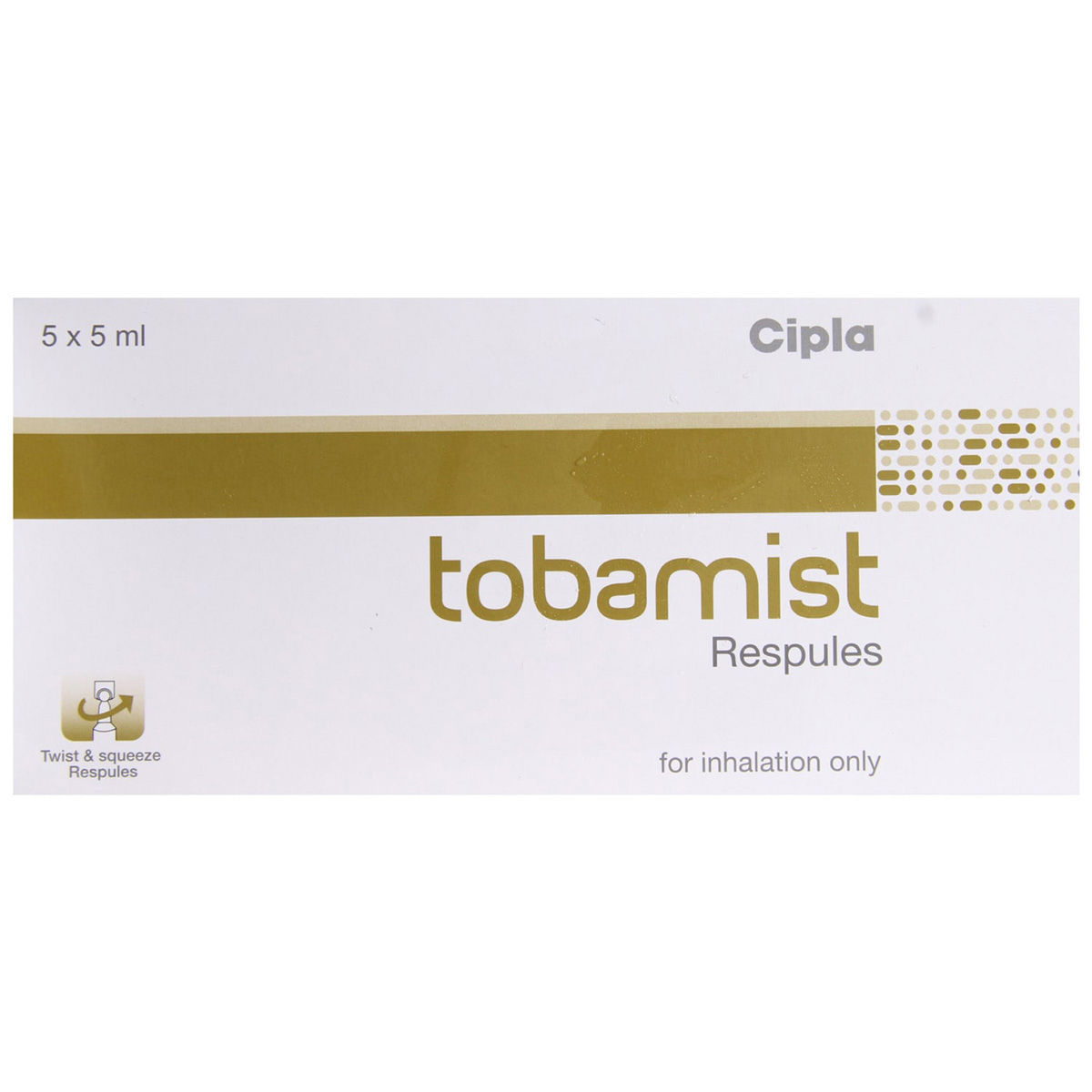 Buy Tobamist Respules 5X5 ml Online