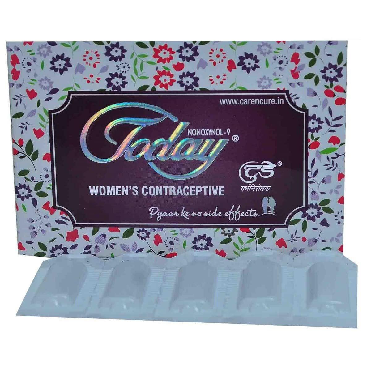 Today Vaginal Tablet 5's, Pack of 5 TABLETS Today Vaginal Tablet 5's, Pack of 5 TABLETS