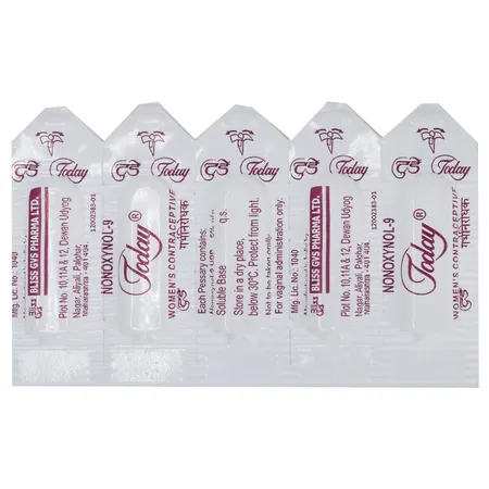 Today Vaginal Contraceptives Pessaries 15's