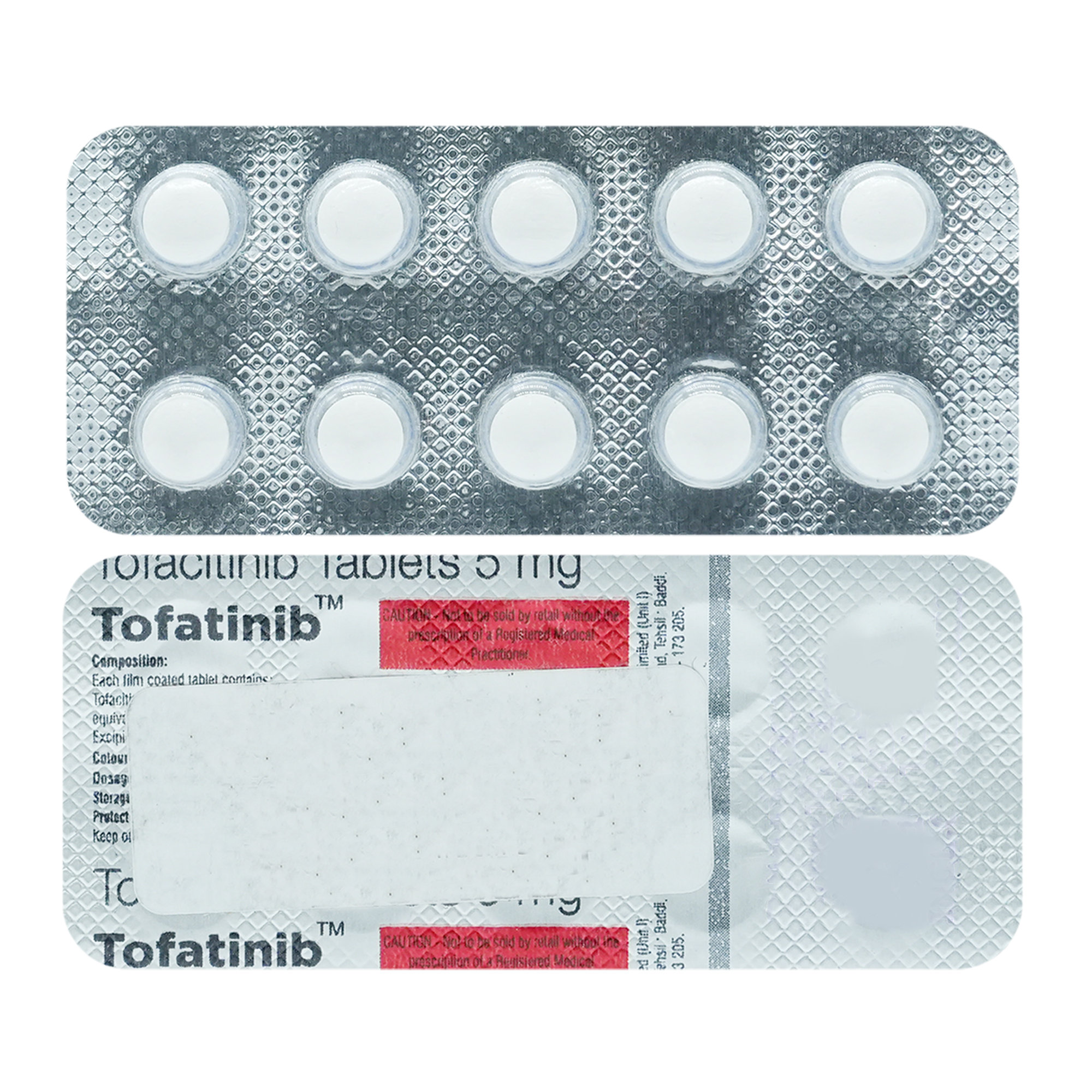 Tofatinib 5 Tablet 10's, Pack of 10 TABLETS Tofatinib 5 Tablet 10's, Pack of 10 TABLETS