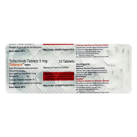 Tofahenz 5 Tablet 10's