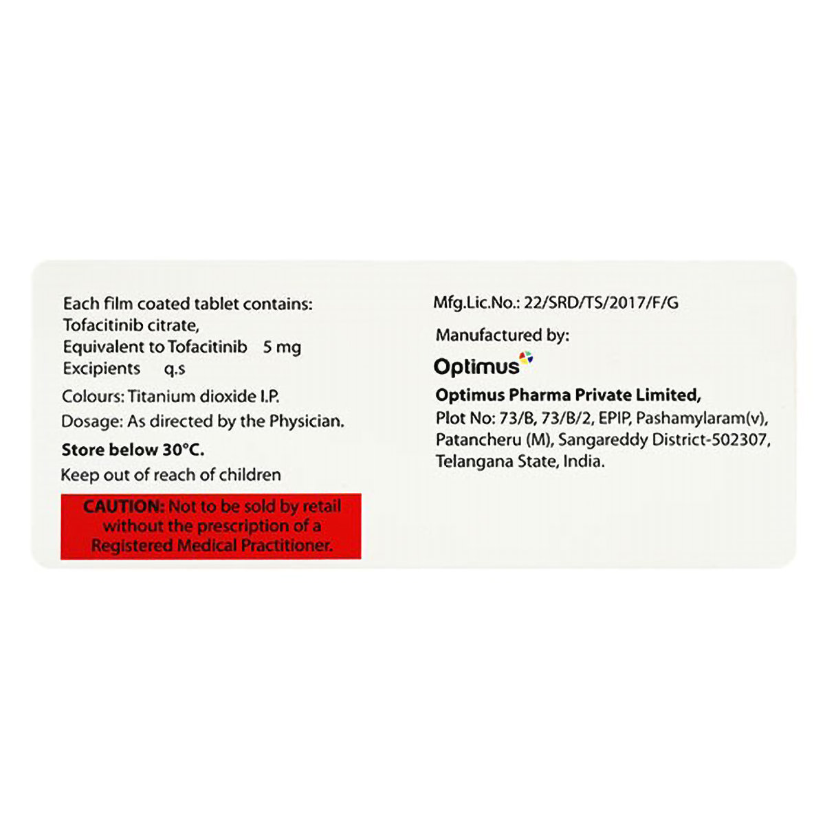 Tofahenz 5 Tablet 10's, Pack of 10 TABLETS Tofahenz 5 Tablet 10's, Pack of 10 TABLETS