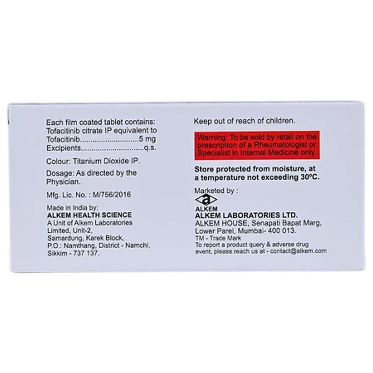 Tofatop-5 Tab 10'S, Pack of 10 TABLETS Tofatop-5 Tab 10'S, Pack of 10 TABLETS