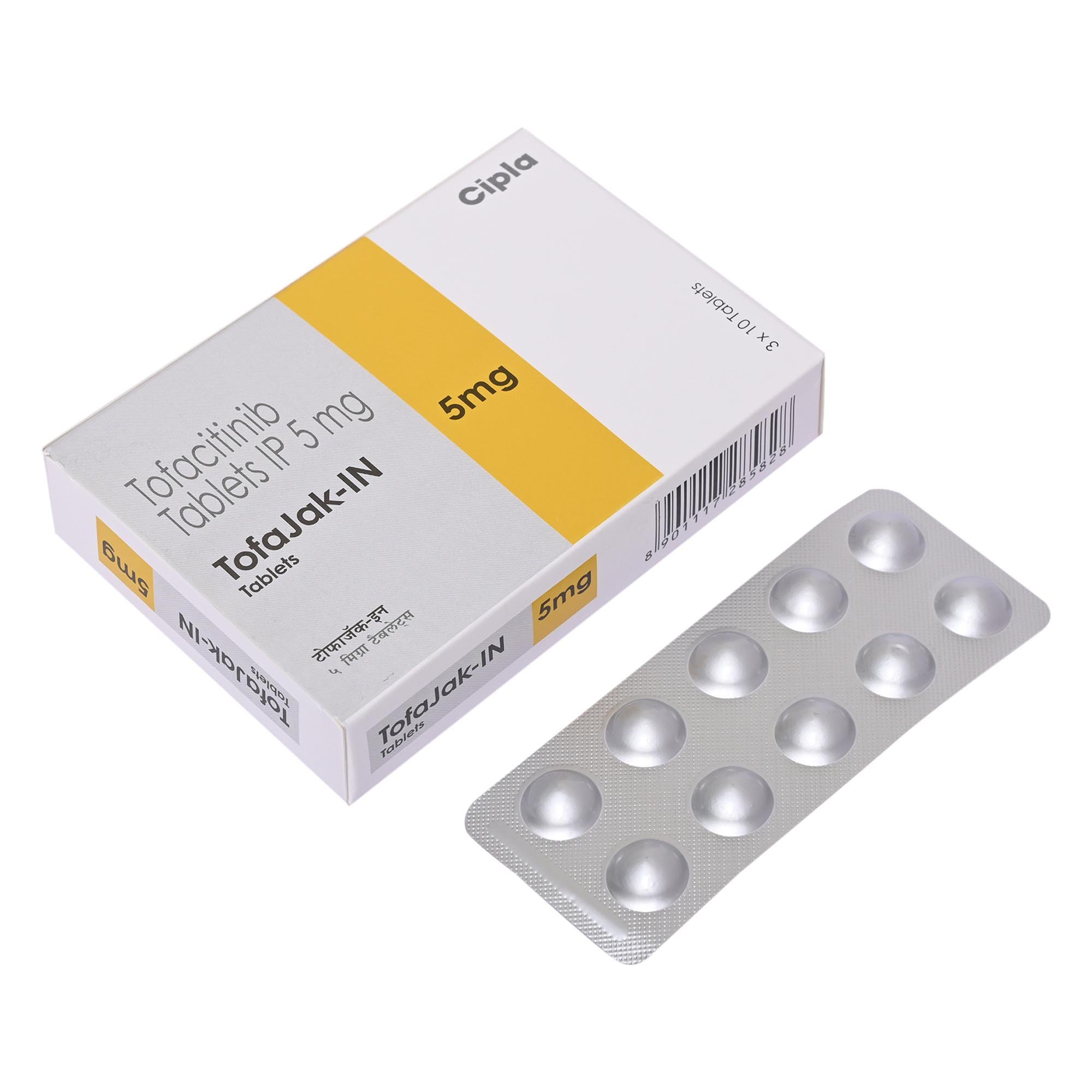 Tofajak-IN 5 mg Tablet 10's, Pack of 10 TabletS Tofajak-IN 5 mg Tablet 10's, Pack of 10 TabletS
