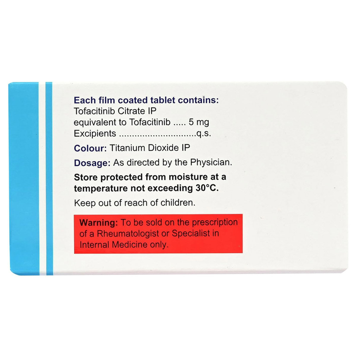 Tofajak 5 mg Tablet 10's, Pack of 10 TabletS Tofajak 5 mg Tablet 10's, Pack of 10 TabletS