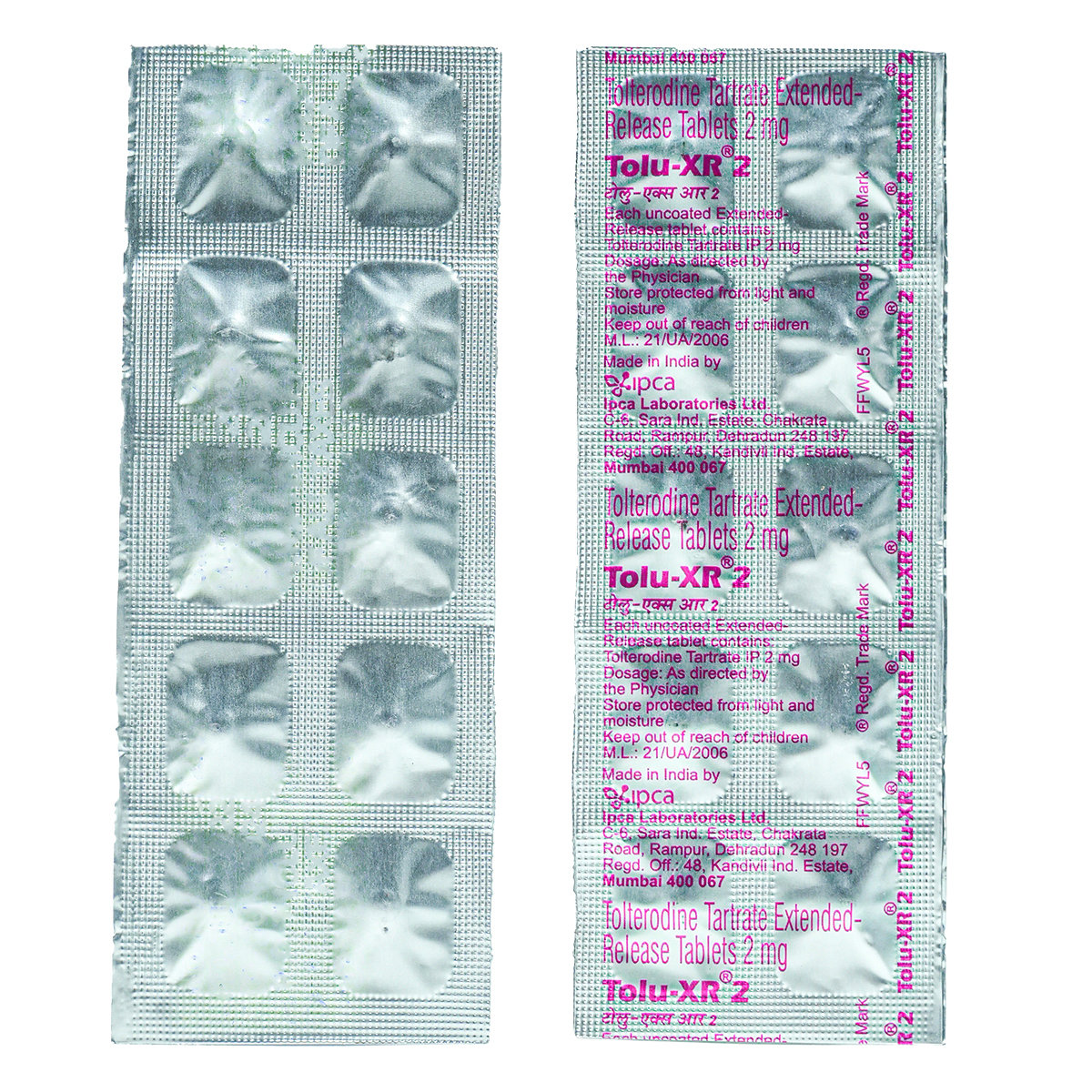 Tolu-XR 2 Tablet 10's, Pack of 10 TabletS Tolu-XR 2 Tablet 10's, Pack of 10 TabletS