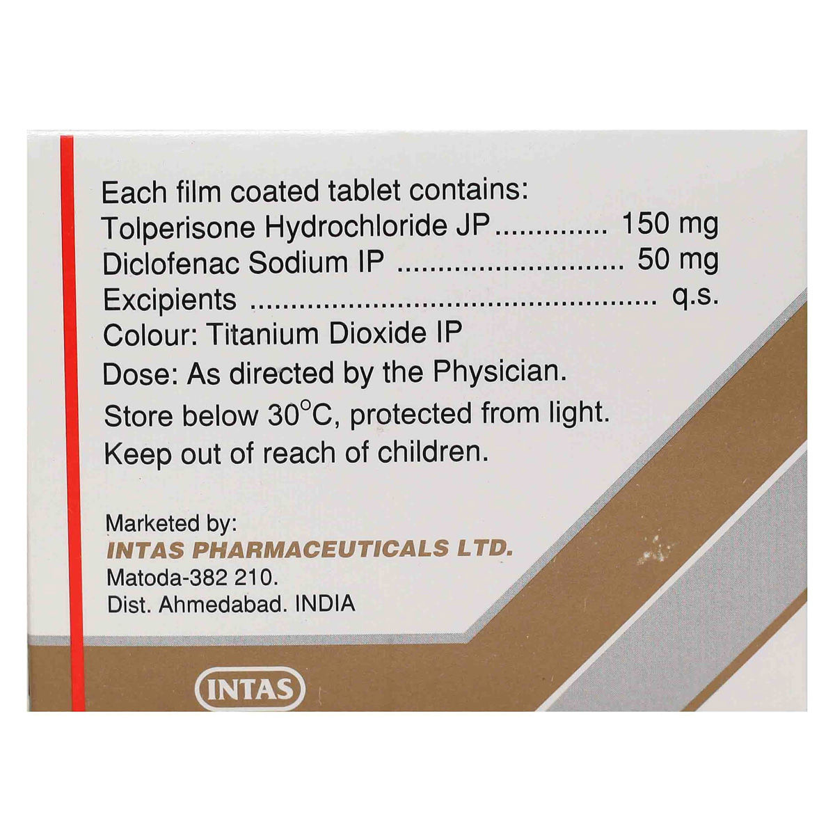 What Are The Uses Side Effects Tolperitas D Tablet 10s 48 Off