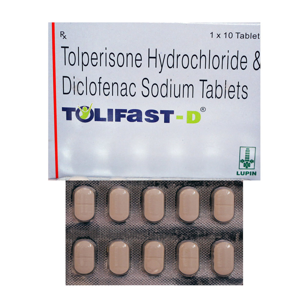 Tolifast-D Tablet 10's, Pack of 10 TABLETS Tolifast-D Tablet 10's, Pack of 10 TABLETS