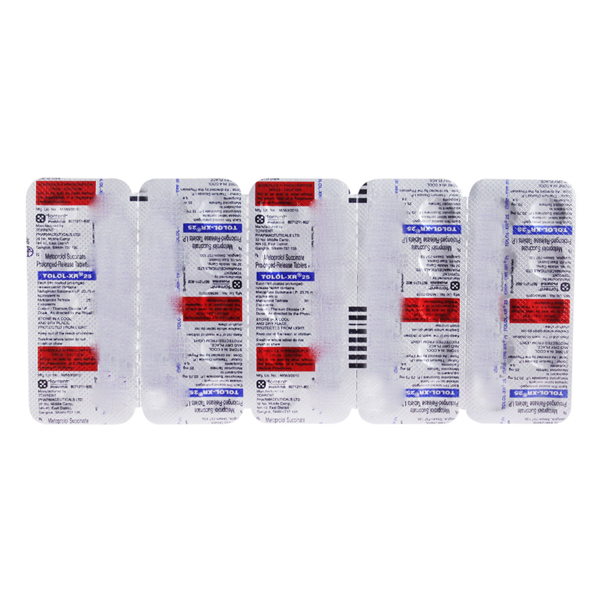 Tolol XR 25 Tablet 10's, Pack of 10 TABLETS Tolol XR 25 Tablet 10's, Pack of 10 TABLETS