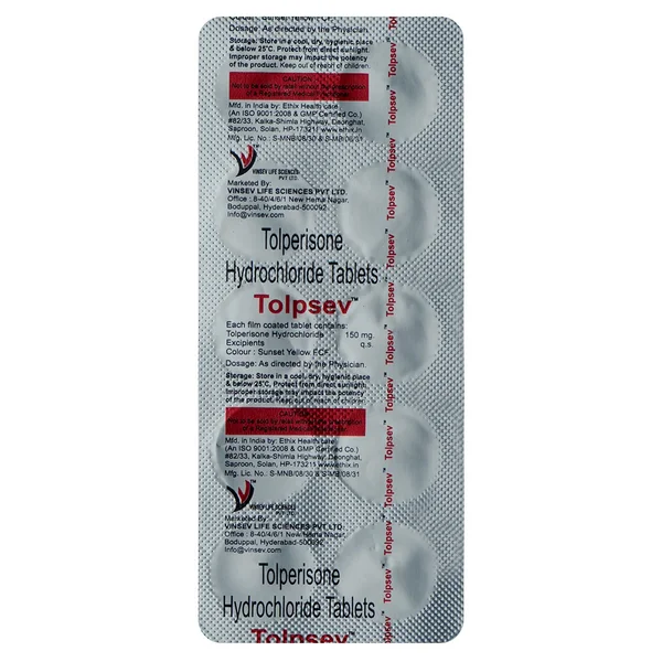 Tolpsev Tablet 10's, Pack of 10 TabletS