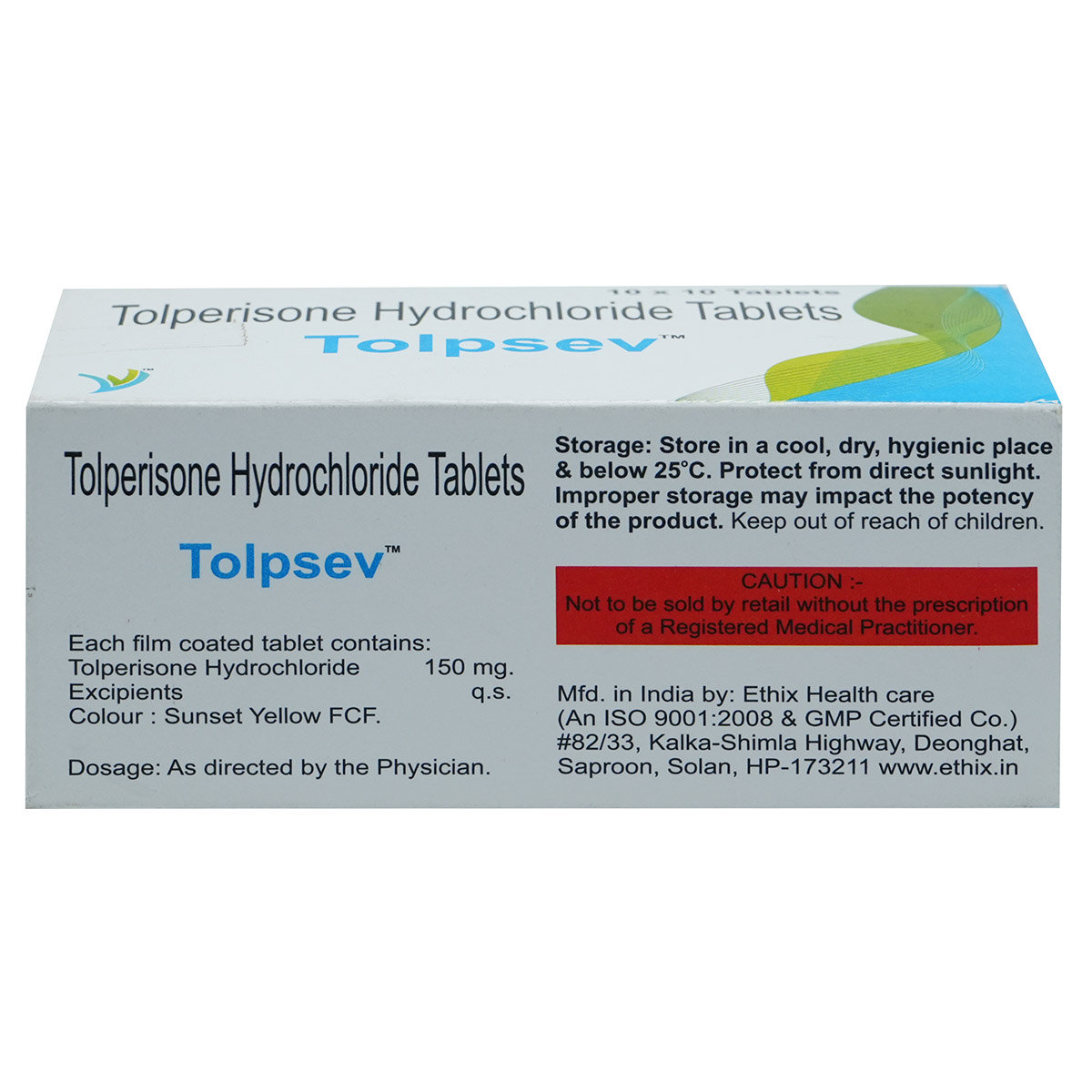 Tolpsev Tablet 10's, Pack of 10 TabletS Tolpsev Tablet 10's, Pack of 10 TabletS