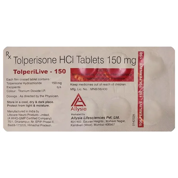 Tolperilive-150 Tablet 10's