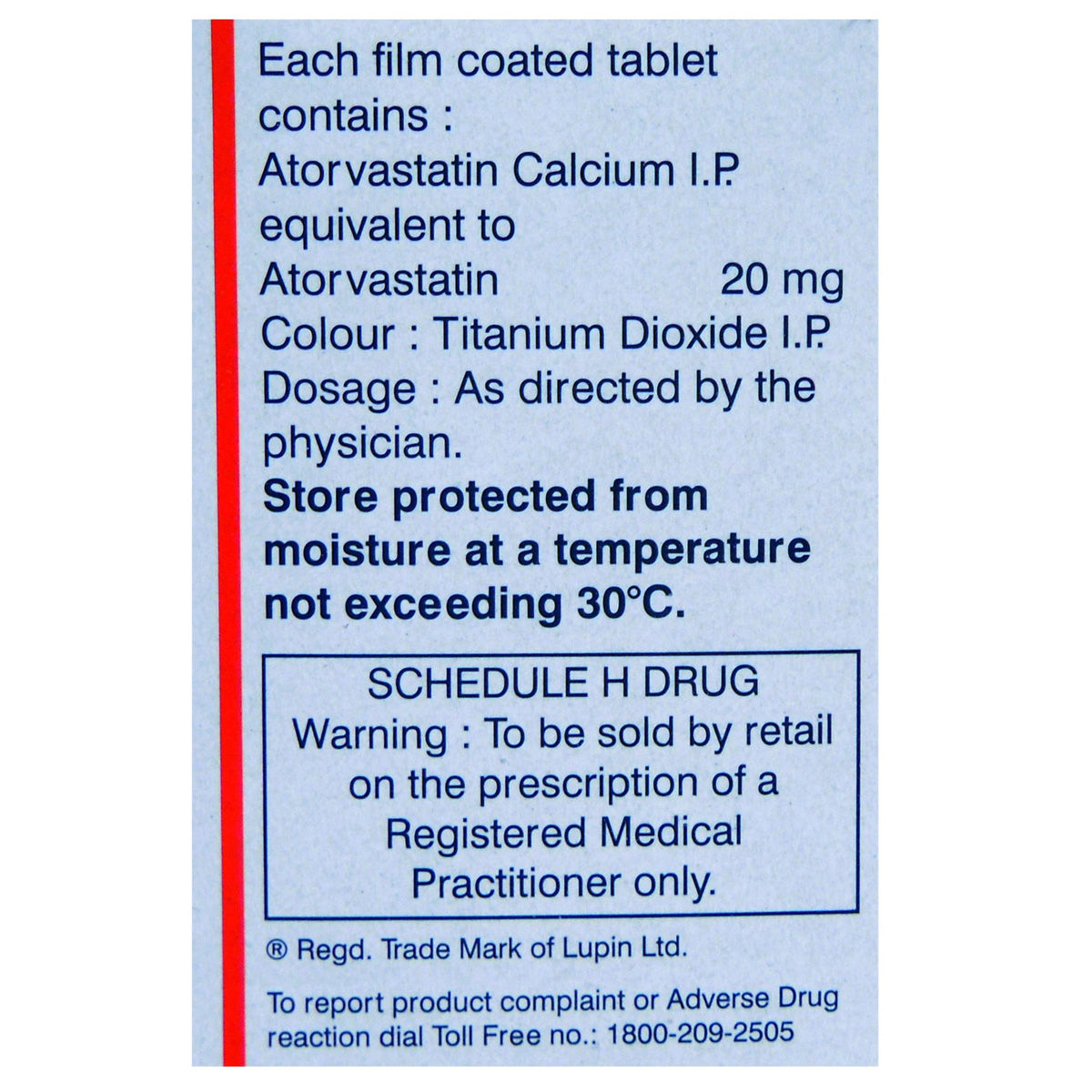 Tonact 20 Tablet 15's, Pack of 15 TABLETS
