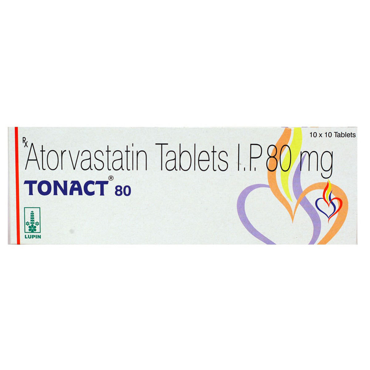 Tonact 80 Tablet 10's, Pack of 10 TABLETS
