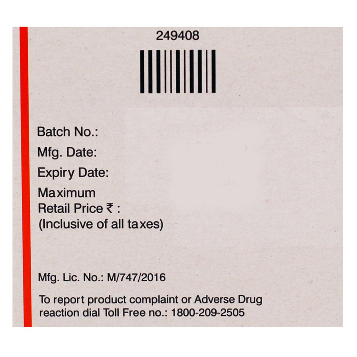 Tonact 80 Tablet 10's, Pack of 10 TABLETS Tonact 80 Tablet 10's, Pack of 10 TABLETS