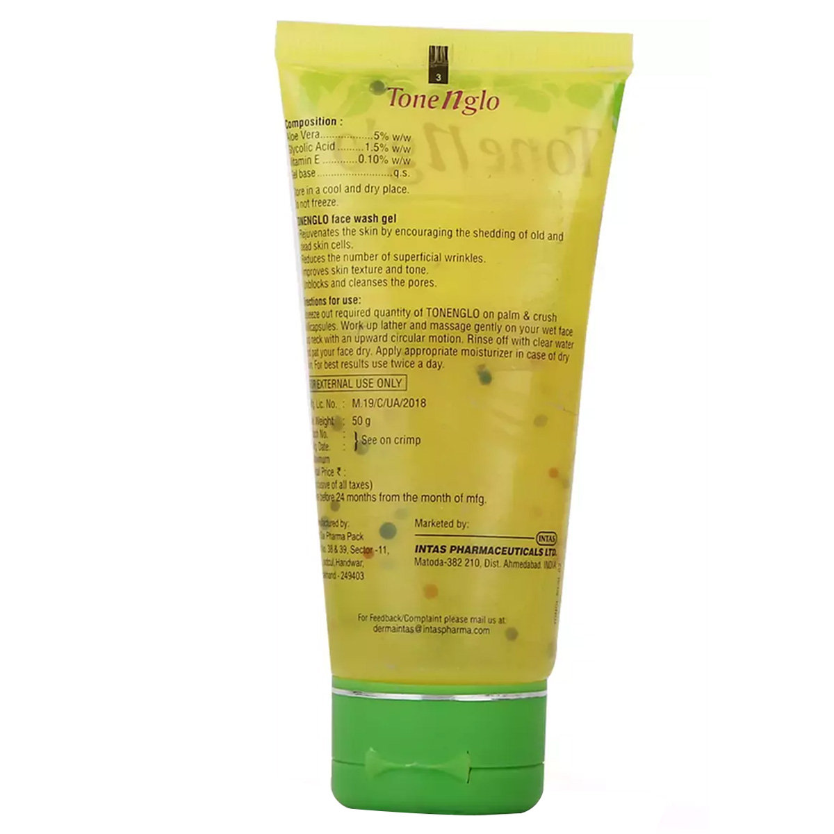 Tone N Glo Skin Rejuvenating Face Wash Gel 50 gm | Purifies, Refreshes & Rejuvenates Skin | Reduces Wrinkles | Improves Skin Tone, Pack of 1 Tone N Glo Skin Rejuvenating Face Wash Gel 50 gm | Purifies, Refreshes & Rejuvenates Skin | Reduces Wrinkles | Improves Skin Tone, Pack of 1