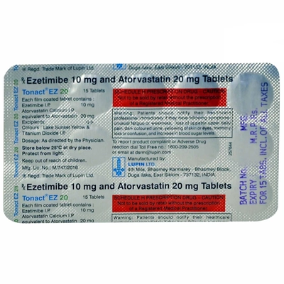 Tonact EZ 20 Tablet 15's, Pack of 15 TABLETS