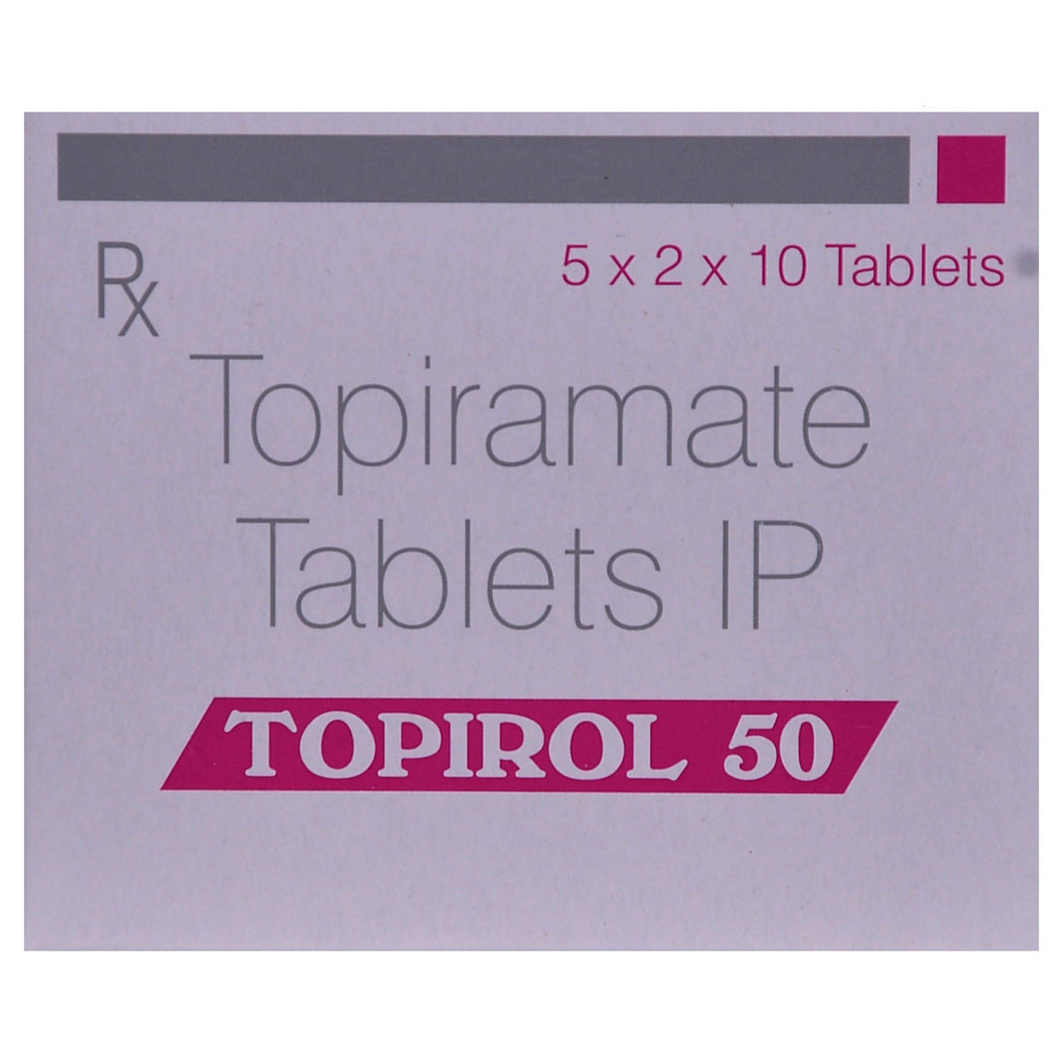 Topirol 50 Tablet 10's, Pack of 10 TABLETS Topirol 50 Tablet 10's, Pack of 10 TABLETS