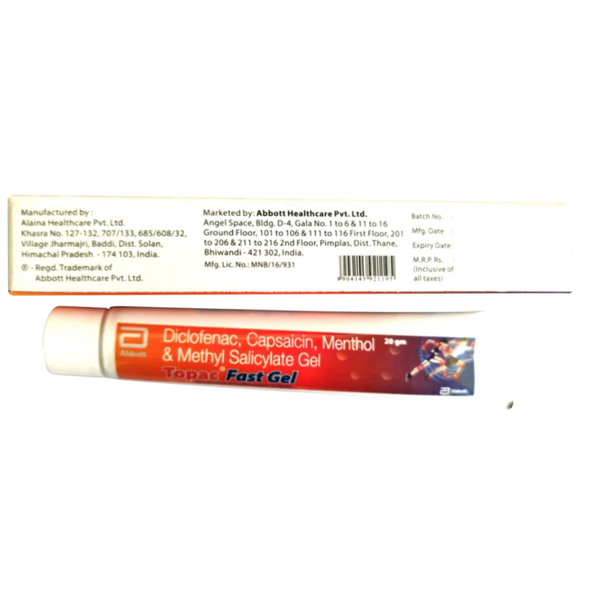 Topac Fast Gel 20 gm, Pack of 1 Gel Topac Fast Gel 20 gm, Pack of 1 Gel