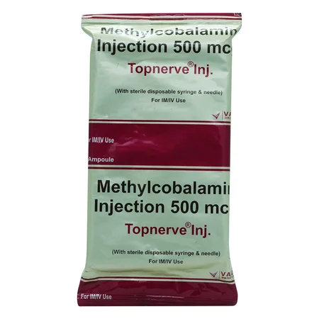 Topnerve 500 MCG Injection 1's