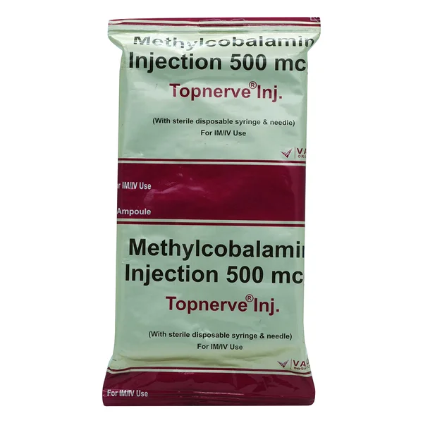 Topnerve 500 MCG Injection 1's, Pack of 1 INJECTION