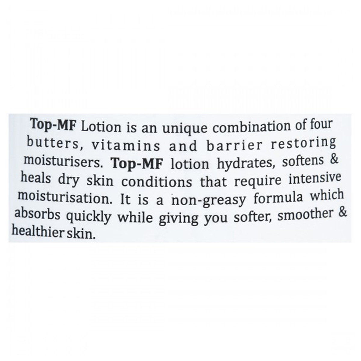 Top-MF Moisturising Lotion 150 ml, Pack of 1 Top-MF Moisturising Lotion 150 ml, Pack of 1