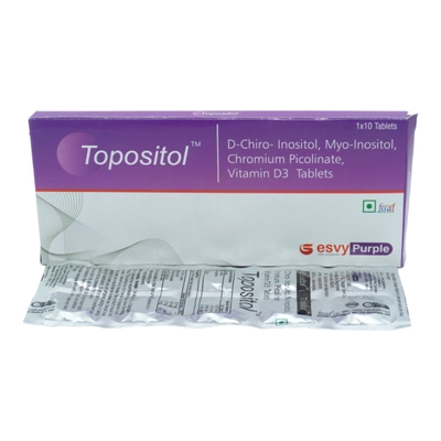 Topositol Tablet 10's, Pack of 10 TabletS