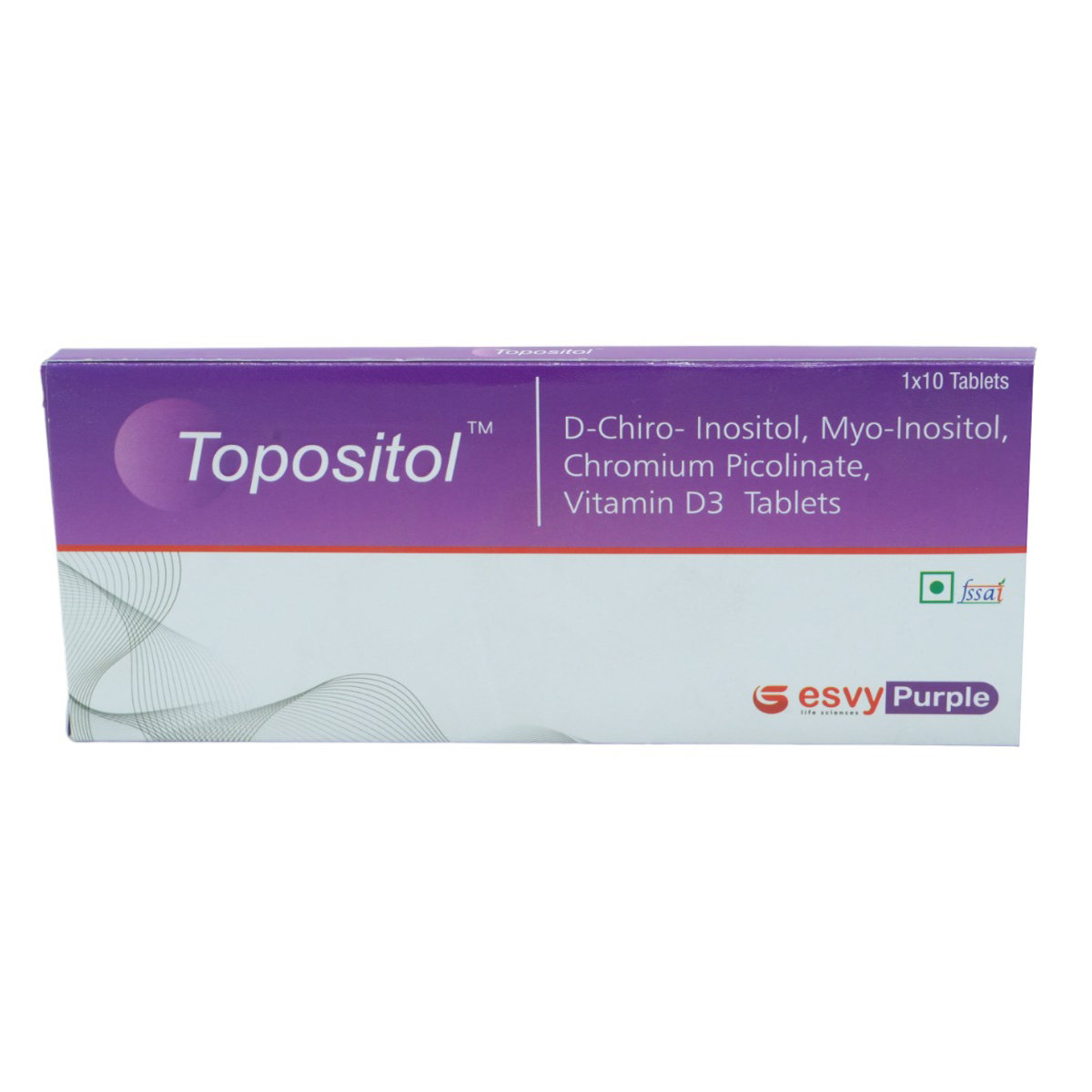 Topositol Tablet 10's, Pack of 10 TabletS Topositol Tablet 10's, Pack of 10 TabletS