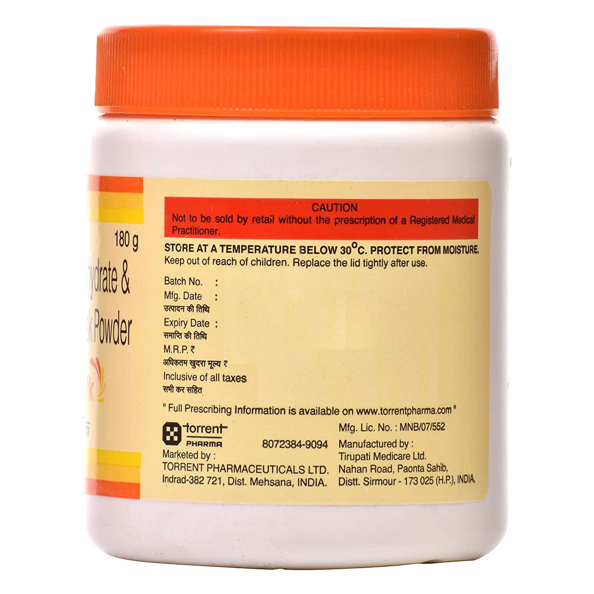 Torbulk Powder 180 gm Price, Uses, Side Effects, Composition Apollo