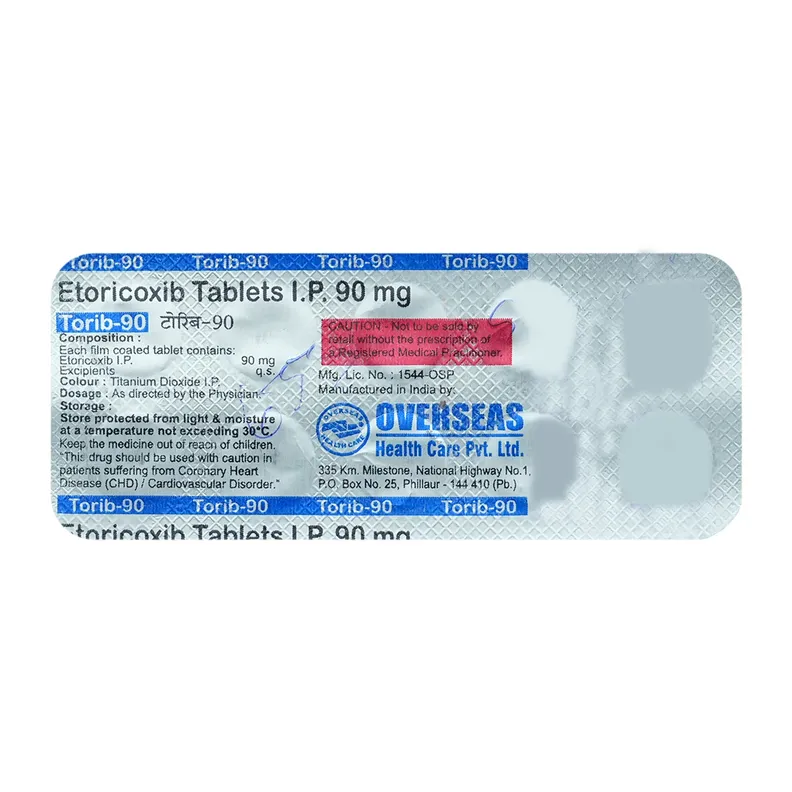 Buy Torib-90Mg Tablet online | Uses, Side Effects, Price and ...
