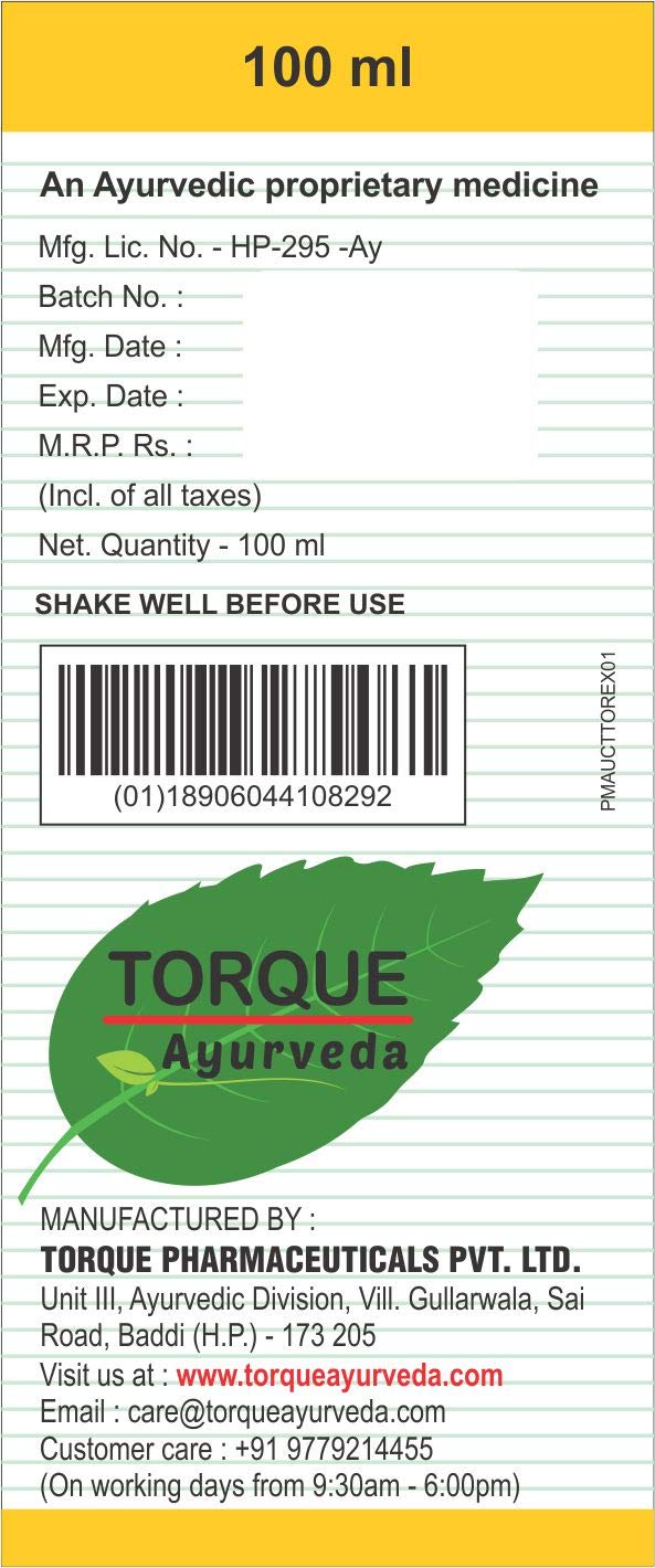 Torex Tulsi & Honey Herbal Cough Syrup, 100 ml, Pack of 1 Torex Tulsi & Honey Herbal Cough Syrup, 100 ml, Pack of 1