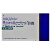 Torglip M 50/1000 Tablet 10's, Pack of 10 TABLETS