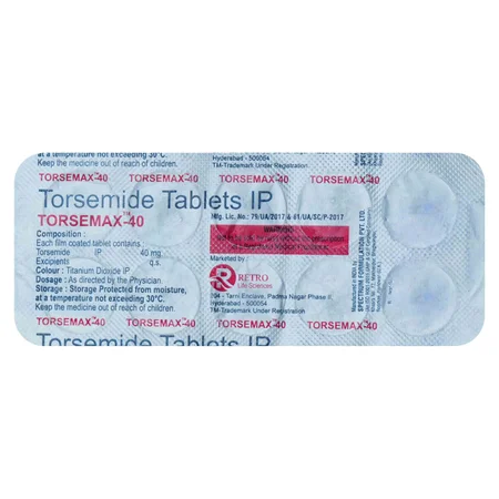 Torsemax-40 Tablet 10's