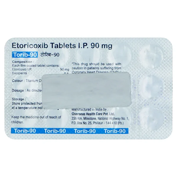 Torib-90 Tablet 15's