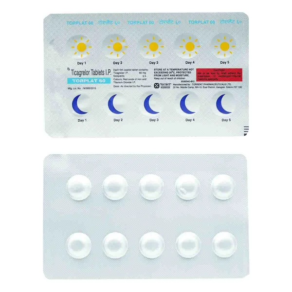 Torplat 60 mg Tablet 10's, Pack of 10 TabletS