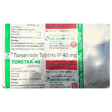Torstar-40 Tablet 15's