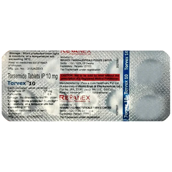 Torvex 10 Tablet 10's