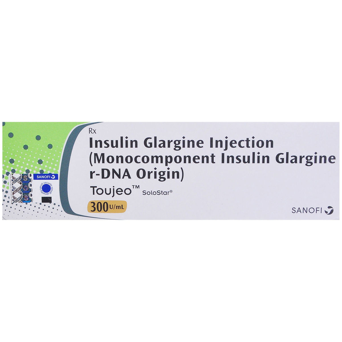 Toujeo 300U/ml Solostar Injection 1.5 ml, Pack of 1 INJECTION Toujeo 300U/ml Solostar Injection 1.5 ml, Pack of 1 INJECTION