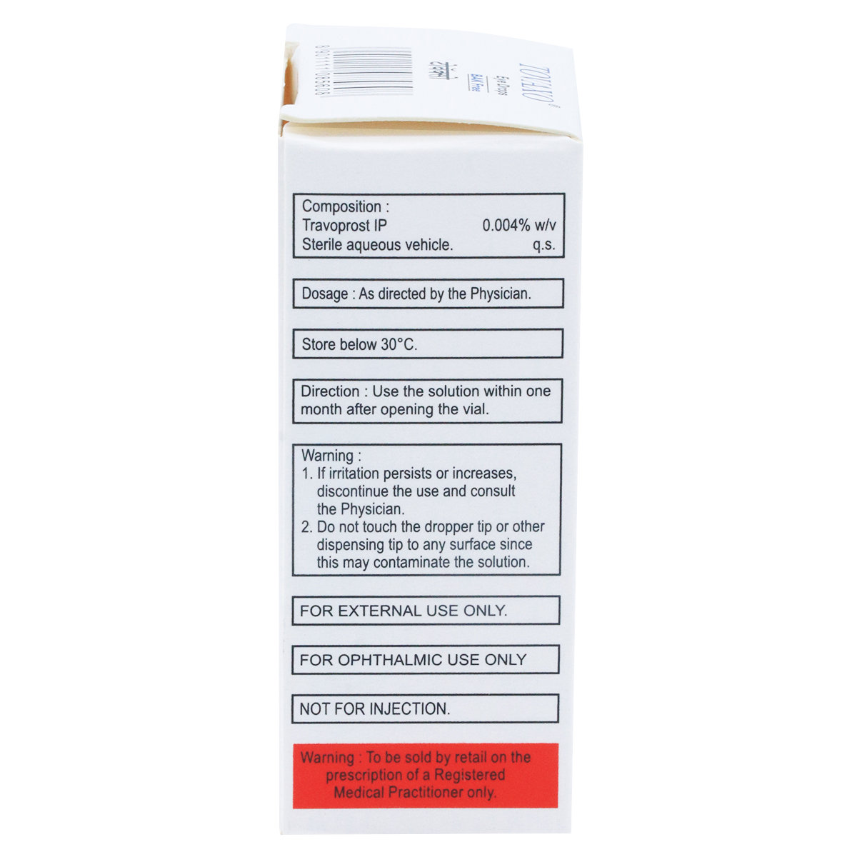 Tovaxo Eye Drops 3 ml, Pack of 1 Tovaxo Eye Drops 3 ml, Pack of 1