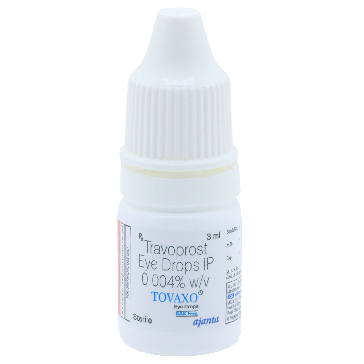 Tovaxo Eye Drops 3 ml, Pack of 1 Tovaxo Eye Drops 3 ml, Pack of 1