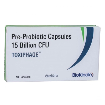 Toxiphage Capsule 10's, Pack of 10 CAPSULES